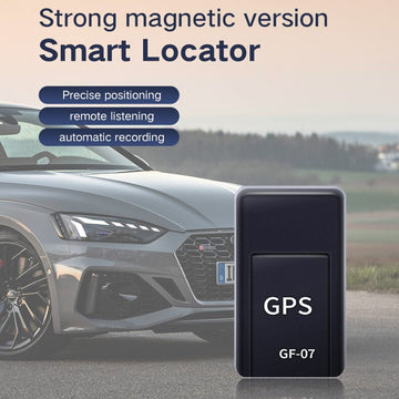 Black Mini Magnetic Real-Time GPS Tracker - Anti-Theft Locator for Vehicles, Assets & Personal Safety - 0