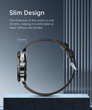 2-in-1 Smartwatch with Built-in TWS Earphones - IP67 Waterproof, Health Monitoring & CNC Metal Design(Black rubber)-3
