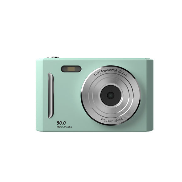 50MP HD Digital Camera with 8X Zoom & Dual Lens System(green)