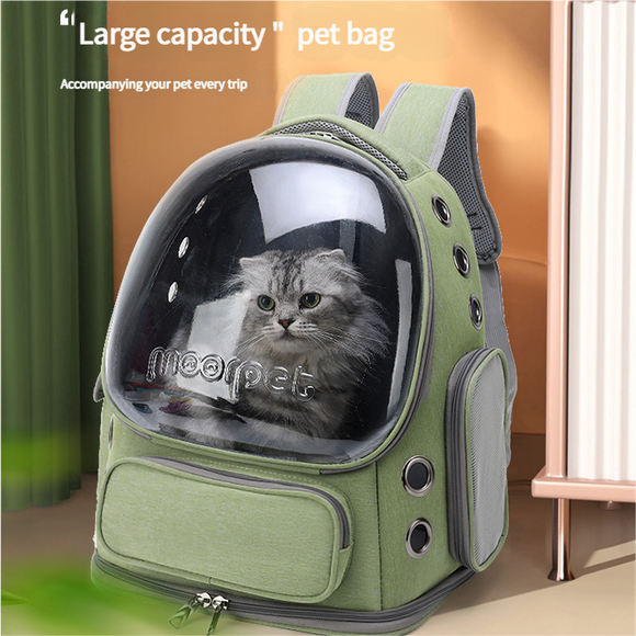 Spacious Pet Carrier with Ventilation System & Water-Resistant Design(pink)