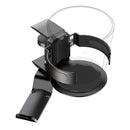 Two desktop clip-on cup holders and headphone hanger - adjustable, non-slip silicone, maximum load 15KG(silver)-5