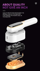 Portable Handheld Garment Steamer & Mini Iron - Smart Temperature Control, Rapid Heating & Powerful Steam for All Fabrics(White)-10