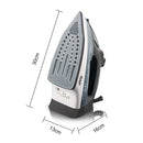 Powerful 2200W Electric Steam Iron with Ceramic Soleplate & Vertical Steam Function(green)-4