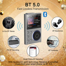 Portable Hi-Res Digital Audio Player - DSD, Dual DAC, Bluetooth 5.0, Expandable Storage(BLACK 16GB + 16GB)-4