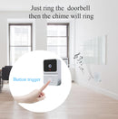 Mini Smart Video Doorbell - 480P Wide-Angle Lens, Two-Way Audio & Night Vision(black)-2