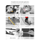 13-Piece Essential Household Tool Kit - Compact Home Repair & DIY Set with Storage Case(yellow)-2