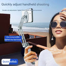 2-in-1 Magnetic Folding Stand for Phones & Tablets - Adjustable Aluminum Desktop & Handheld Holder(silver)-5