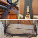 Portable Outdoor Chair Cover with Mosquito Net & Sun Canopy - UV & Water-Resistant Shelter for Camping & Fishing(black 205*125*205CM)(not including stand)-5