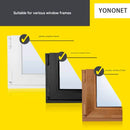 3pc DIY Magnetic Window Screen Kit - Fine Mesh Insect Net, No Drilling Required, Cut to Size(black 150cm x 130cm)-3