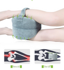 Blue Ergonomic Memory Foam Knee Pillow for Side Sleepers - Leg Positioner for Sciatica, Back, Hip & Joint Pain Relief-3