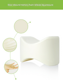 Blue Ergonomic Memory Foam Knee Pillow for Side Sleepers - Leg Positioner for Sciatica, Back, Hip & Joint Pain Relief-5