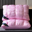 Pink Luxury Adjustable Bed Pillow Set (2-Pack) - Hotel Quality Down Alternative for Ultimate Neck Support & Comfort-1