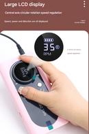 Purple Professional Rechargeable Nail Drill Machine - 45000RPM Portable E-File Kit for Acrylic, Gel, Polishing & Manicure-4