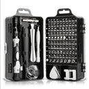 Grey Professional 115-in-1 Precision Screwdriver Set - Magnetic Repair Tool Kit for PC, Laptop, Phone & Electronics-1