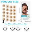 Black Square Anti-snoring Patch Set (30 Pairs of patches) Magnetic Nasal Dilator Kit for Snoring Relief - Reusable Multi-Size Sleep & Sport Breathing Aid-4