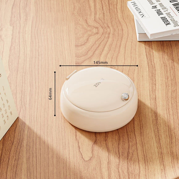 Beige Modern Compact Sewing Kit Organizer - All-in-One with Magnetic Needle Case