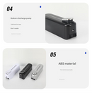 2 Pcs White Modern Wall-Mounted Press Soap Dispenser - 300ml Refillable Pump for Bathroom & Kitchen-7