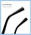 Silver Frame and Grey Lenses Modern Retro Geometric Sunglasses - Chic Metal Frame with UV400 Lenses and Black PU Leather Protective Case-10