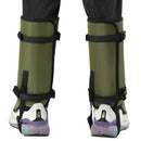 Camouflage khaki Outdoor Waterproof Leg Gaiters - Anti-Snake Bite & Scratch Protection Boot Covers - Breathable Nylon Oxford Leg Guards for Hiking Camping-3