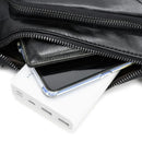 Brown Men's Leather Sling Backpack - Casual Crossbody Chest Bag-3