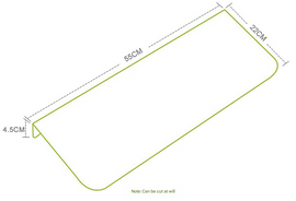 3-Pack Beige Non-Slip Luminous Stair Treads - Self-Adhesive Pet Paw Print Stair Mats 55x22x4.5cm - 0