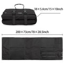 Black Portable Outdoor Tactical Shooting Mat - Field Training, Camping, Picnic & Moisture-Proof Nap Pad (200x73 cm / 78x28.5 inches)-3