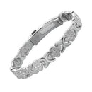 3-Pack 13cm Clover Magnetic Bracelet Set – Rose Gold/Gold/Silver Tone,Crystal Inlay for Women-4