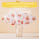 50 Pieces Thickened Non-Woven Disposable Shoe Covers (Yellow Bear) – Universal Fit (EU Size 34-45) for Guests & Floor Protection-3