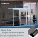 Premium 6-Layer Dark Grey Window Film for Home/Office – Reflective One-Way Privacy, 50cm x 2m One Roll, UPF 50+ UV Block,With Full Install Tools-1