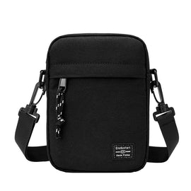 Black Mini Streetwear Oxford Cloth Crossbody Bag - Ultra-Light (200g) Fashion Sling Pack, Fits 8-inch Tablet