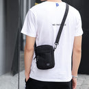 Black Mini Streetwear Oxford Cloth Crossbody Bag - Ultra-Light (200g) Fashion Sling Pack, Fits 8-inch Tablet-3