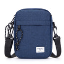 Blue Mini Streetwear Oxford Cloth Crossbody Bag - Ultra-Light (200g) Fashion Sling Pack, Fits 8-inch Tablet-1