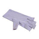 5-Pair Purple UV Protection Fingerless Gloves for Nail Art Curing and Cycling Sun Protection - Made of Nylon/Spandex, Manicure Hand Care-1