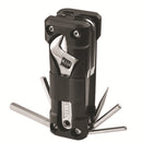 Black Compact 16-in-1 Bicycle & Motorcycle Repair Multi-Tool with Adjustable Wrench & Socket Set-1
