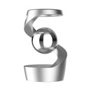 Silver gyroscope and silver beads Kinetic Levitating Desk Toy - Silent Spinning Floating Gyroscope for Stress Relief & Office Decor-1