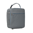 Dark grey Insulated Lunch Bag with Shoulder Strap - Portable & Large Capacity Thermal Bento Tote-1
