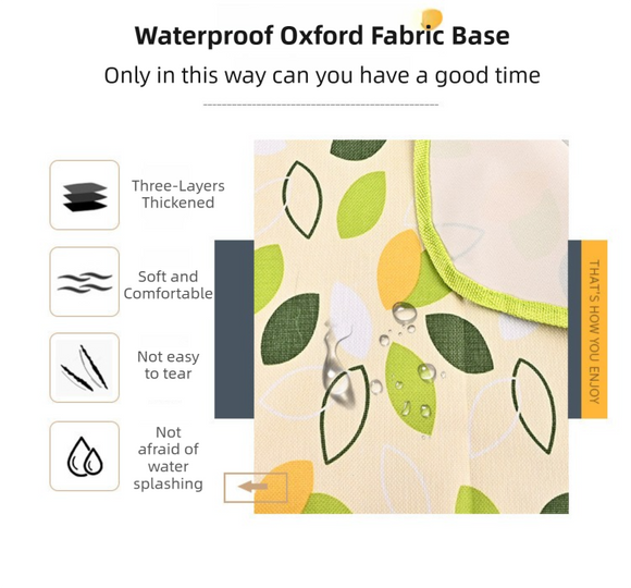 Coffee White Grid Foldable Waterproof & Moisture-Proof Picnic Blanket 150x100CM - 600D Three-Layer Composite Oxford Extra Large Mat for Beach & Camping