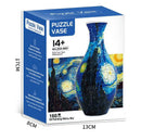 160 PCS Pop Art 3D Puzzle Vase - DIY Interlocking Flower Vase Kit, Home Decorative and Toy Gift for Mom-5