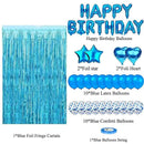 Pink Premium Foil Balloon Party Kit – Happy Birthday Banner, 2 Star & 2 Heart Foil Balloons, 10 Confetti + 10 Pearl Latex Balloons, 2m Fringe Curtain & 10m Ribbon – Elegant, Easy Setup for Birthdays & Celebrations-3