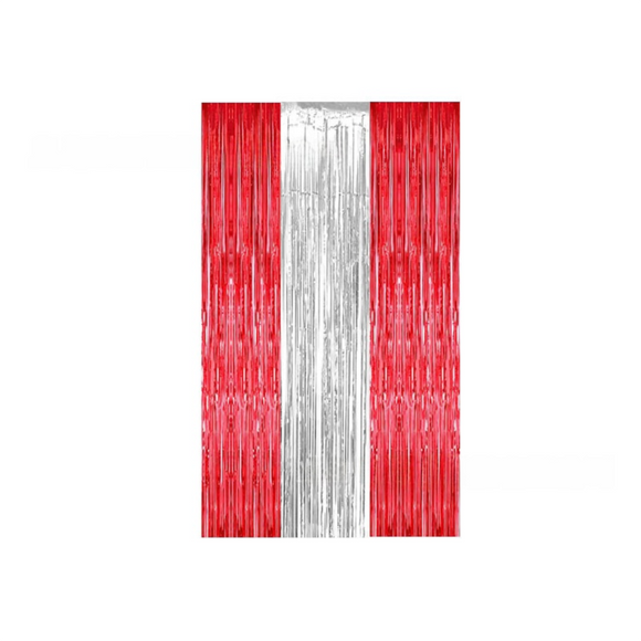 5-piece Pink Laser Tinsel Foil Fringe Curtain - 1*1m Metallic Party Streamer Backdrop for Birthday, Wedding, Christmas, New Year & Event Decoration - Shimmering Photo Booth & Doorway Prop