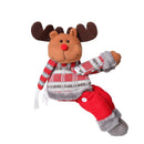Reindeer Christmas Curtain Tiebacks, Large Plush Doll Holdbacks - Curtain Festival Charm for Christmas in July, Winter Christmas, Yulefest, Secret Santa Gift-2