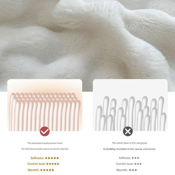 Grey Luxury Bubble Fleece Throw Blanket 180x200cm Sofa Couch Bed Blanket with FREE Pair of Flower Curtain Tiebacks, Soft Plush Textured Home Throw for Living Room Bedroom Decor