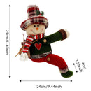 Christmas Santa Curtain Tiebacks Set of 2, Festive Plush Curtain Holders for Window Drapes, Holiday Home Decor-5