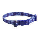 Style 4 Adjustable Anti-suffocation Cat Collar with Bell (15 to 30cm) -  Lightweight Printed Kitten Breakaway Neck Collar, Quick Release Safety Buckle, Colourful Pet Accessories, Style 1-1
