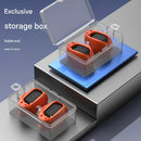 2 Pack Orange Magnetic Fishing Rod Holder Clip -  ABS Lure Rod Fastener with EVA Padding and Magnetic Hook Keeper for Kayak and Boat Storage-5