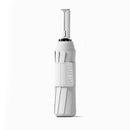 Automatic Folding Umbrella (White)- 105 cm Large Canopy, UPF 50+ Sun and Rain Umbrella with 10-Rib Frame, Auto Open Close Handle for Travel and Daily Commute-1