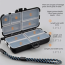 Fishing Tackle Box 2 Pack - Double Sided Portable Lure Storage Cases with Multiple Compartments, Secure Latch and Wrist Lanyard for Hooks, Sinkers and Small Fishing Accessories-4