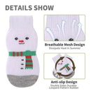 Matching Christmas Socks Set for Adult and Dog- Santa Claus Design with One Pair Adult Socks and One Set L Size Anti Slip Pet Socks for Festive Photos and Holiday Wear-6