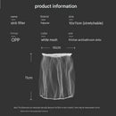 100 Pack Disposable Sink Strainer Bags - Stretchable Polyester Mesh Drain Filter for Kitchen Waste - Prevents Clogs, Easy Mess Free Cleanup, Fits Standard Sink Baskets-7