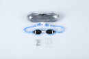 Junior mirrored lens swimming goggles silver-3